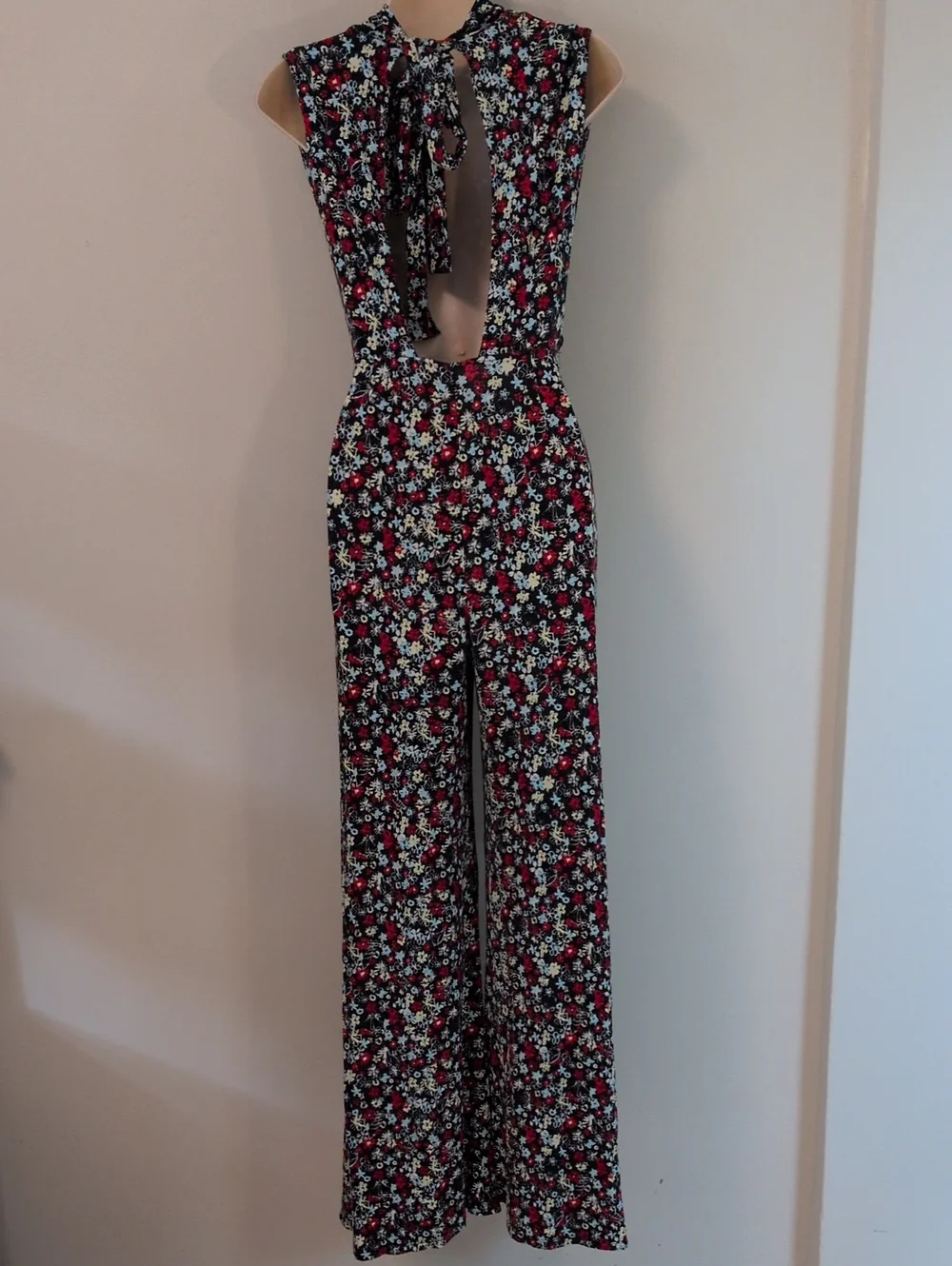 Free People Vibe Check One Piece Ditsy Floral Jumpsuit XS